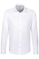 HAKRO Regular Fit Overhemd wit, Effen