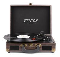 Platenspeler Bluetooth en USB met Ingebouwde Speakers - Fenton RP115B - Retro - Houtlook - thumbnail