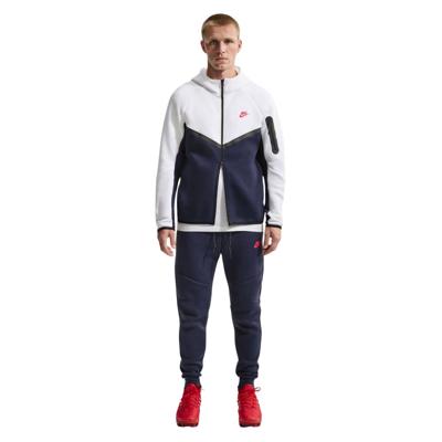 Nike Tech Fleece Sportswear Trainingspak Wit Donkerblauw Rood