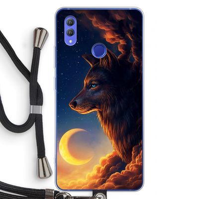 Night Guardian: Honor Note 10 Transparant Hoesje met koord