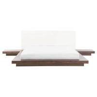 Beliani-ZEN-Futon tweepersoonsbed-Lichte houtkleur-160 x 200 cm-MDF - thumbnail