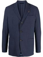 Paul Smith blazer en laine à simple boutonnage - Bleu