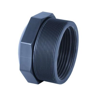 PVC verloop kort 2½" buitendraad x 2" binnendraad PN10