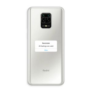Reminder: Xiaomi Redmi Note 10 Lite Transparant Hoesje