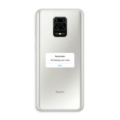 Reminder: Xiaomi Redmi Note 10 Lite Transparant Hoesje