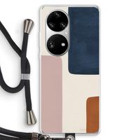 Geo #5: Huawei P50 Pro Transparant Hoesje met koord