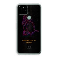 Praying For My Haters: Google Pixel 5 Transparant Hoesje