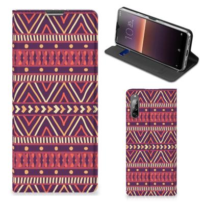 Sony Xperia L4 | Hoesje met Magneet | Aztec Paars