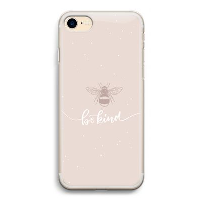 Be(e) kind: iPhone 7 Transparant Hoesje