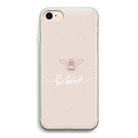 Be(e) kind: iPhone 7 Transparant Hoesje