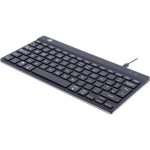 R-Go Tools Ergonomisch toetsenbord R-Go Compact Break, compact toetsenbord met pauzesoftware, QWERTY (UK), bedraad, zwart