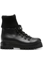 Le Silla bottines St. Moritz en cuir - Noir