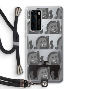 Cats: Huawei P40 Transparant Hoesje met koord