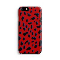 Red Leopard: Volledig geprint iPhone SE 2020 Hoesje