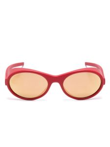 Givenchy Eyewear lunettes de soleil G Ride à monture ovale - Rouge