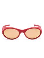 Givenchy Eyewear lunettes de soleil G Ride à monture ovale - Rouge - thumbnail