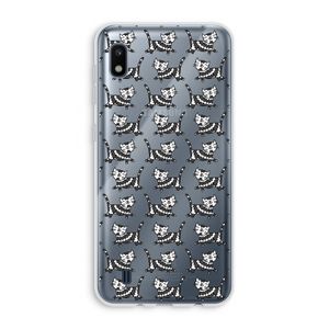 Zwarte poes: Samsung Galaxy A10 Transparant Hoesje