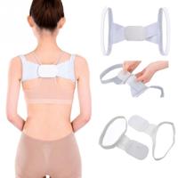 3 STKS verstelbare vrouwen terug houding corrector schoudersteun brace gordel gezondheidszorg terug houding gordel grootte: XL (wit)