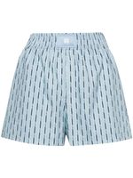 AMIRI Katoenen boxershorts met krijtstreep - Blauw - thumbnail