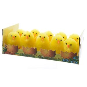 10x stuks mini kuikentjes geel 5 cm   -