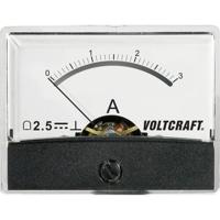 VOLTCRAFT AM-60X46/3A/DC AM-60X46/3A/DC Inbouwmeter AM-60X46/3 A/DC 3 A Draaispoel - thumbnail