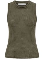 Dion Lee débardeur Grid Mesh - Vert