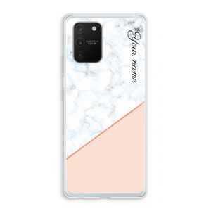Marmer in stijl: Samsung Galaxy S10 Lite Transparant Hoesje