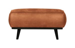 WOOOD Hocker 'Statement' Eco Leder, kleur Cognac