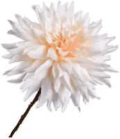 Silk-ka kunsttak dahlia 65cm crème