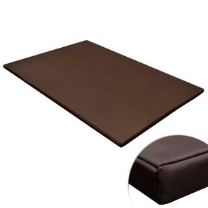 VidaXL Hondenmat plat rechthoekig maat xl bruin