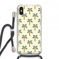Paradise: iPhone XS Max Transparant Hoesje met koord