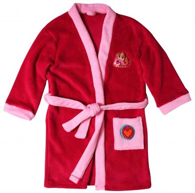 Nickelodeon Paw Patrol badjas donkerroze meisjes maat 92 Nickelodeon Paw Patrol badjas donkerroze meisjes maat 92