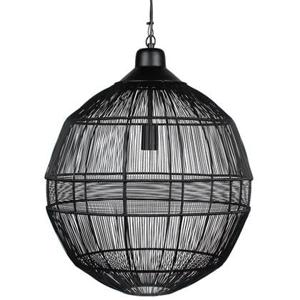 WOOOD Exclusive Enes Hanglamp - Metaal - Zwart - 33x14x14