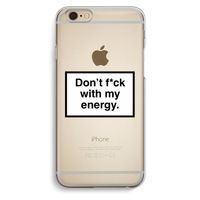 My energy: iPhone 6 / 6S Transparant Hoesje