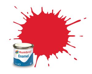 Humbrol Enamel NR.19 Bright Red Gloss - 14ml