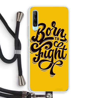 Born to Fight: Huawei P Smart Pro Transparant Hoesje met koord