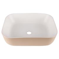 Waskom Differnz Mira 48x37,5x12,5 cm Beige/Wit