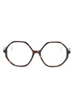 Eyepetizer lunettes de vue Cassandra à monture géométrique - Marron