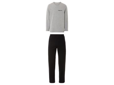 LIVERGY Heren pyjama (Grijs, M)