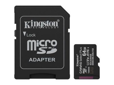 Kingston 64GB MicroSDXC Canvas Select+ Gen 3