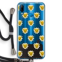 Leeuwenkoppen: Huawei P20 Lite Transparant Hoesje met koord