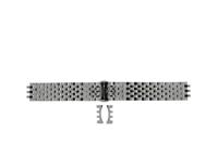Horlogeband Tissot T605036735 / T063907 / T0639071103800A Roestvrij staal (RVS) Staal 20mm