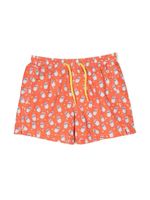 MC2 Saint Barth Kids graphic-print swim shorts - Orange