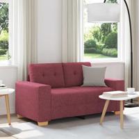 Loveseat Bank Wijnrood 120 cm Stof
