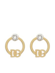 Dolce & Gabbana boucles d'oreilles DG à ornements strassés