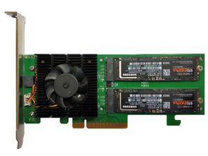 Highpoint SSD7202 RAID controller PCI Express x8 3.0, 4.0 8 Gbit/s