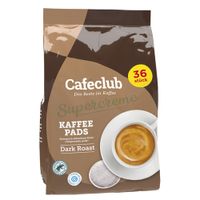 Caféclub - Supercreme Koffiepads Dark Roast - 36 pads - thumbnail