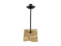 Dinnercandle holder teak wood 11x7.5x28 cm - Dijk natural collections