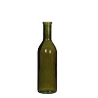 Glazen fles / vaas groen 50 x 15 cm   -