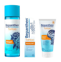 Bepanthen Tattoo Complete Tattooverzorging - Wasgel, Nazorg Zalf en Zonnecrème